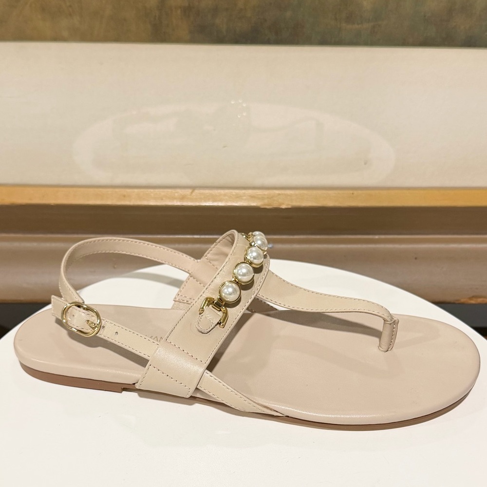 🌹STUART WEITZMAN🌹 Perla T-Strap Sandal Size: 7